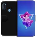 Miniatyrbilde 1 av 3: Samsung Galaxy A11 Lommeboketui Adidas-inspirert blått design - sporty motiv med retro vibe i blåtoner