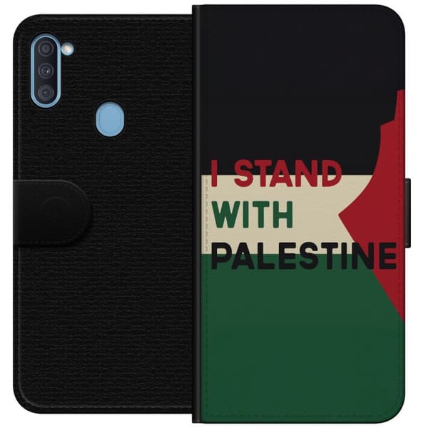 Samsung Galaxy A11 Lommeboketui Stå opp for Palestina - solidaritetsdesign med en sterk melding