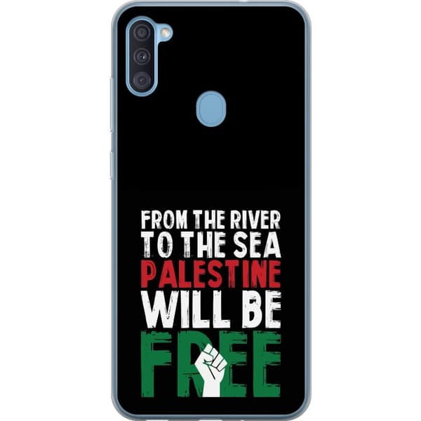 Samsung Galaxy A11 Gjennomsiktig deksel Fri Palestina