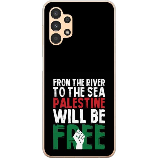 Samsung Galaxy A13 Gennemsigtig cover Fri Palæstina