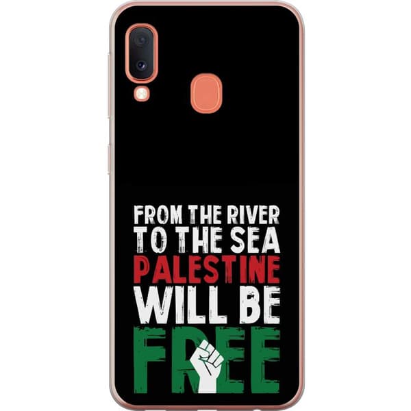 Samsung Galaxy A20e Gjennomsiktig deksel Fri Palestina