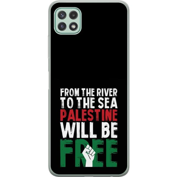 Samsung Galaxy A22 5G Gennemsigtig cover Fri Palæstina