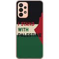 Miniatyrbilde 1 av 3: Samsung Galaxy A23 Gjennomsiktig deksel Stå opp for Palestina - solidaritetsdesign med en sterk melding