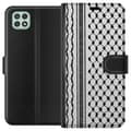 Miniatyrbillede 1 af 3: Samsung Galaxy A22 5G Tegnebogsetui Palæstinensisk mønster - inspireret af traditionel stil keffiyeh-stof
