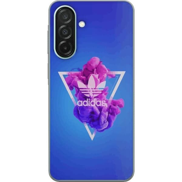 Samsung Galaxy A26 Genomskinligt Skal Adidas-inspirerad blå design – sportigt motiv med retrovibe i blå toner