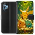 Miniatyrbillede 1 af 3: Samsung Galaxy A32 5G Tegnebogsetui Pixelmonster spillestil - farverig design til retro-elskende gamere