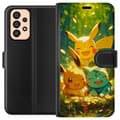 Pikkukuva 1 / 3: Samsung Galaxy A33 5G Lompakkokotelo Pixelmonster pelityyli - värikäs muotoilu retroa rakastaville pelaajille