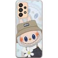Miniatyrbilde 1 av 3: Samsung Galaxy A33 5G Gjennomsiktig deksel Labubu med hatt - Pop Mart-figur Mr. Butcher i retrostil med karakter