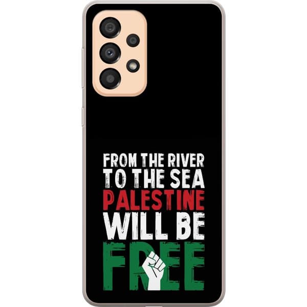 Samsung Galaxy A33 5G Gennemsigtig cover Fri Palæstina