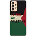 Miniatyrbilde 1 av 3: Samsung Galaxy A33 5G Gjennomsiktig deksel Stå opp for Palestina - solidaritetsdesign med en sterk melding
