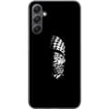Miniatyrbilde 1 av 3: Samsung Galaxy A35 Gjennomsiktig deksel Keffiyeh-mønster - klassisk svart-hvit palestinsk sjal med kulturell betydning