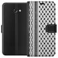 Miniatyrbillede 1 af 3: Samsung Galaxy A3 (2017) Tegnebogsetui Palæstinensisk mønster - inspireret af traditionel stil keffiyeh-stof