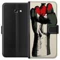 Pikkukuva 1 / 3: Samsung Galaxy A3 (2017) Lompakkokotelo Käsi sidottu Palestinan väreihin - voimakas symboli vapausliikkeelle