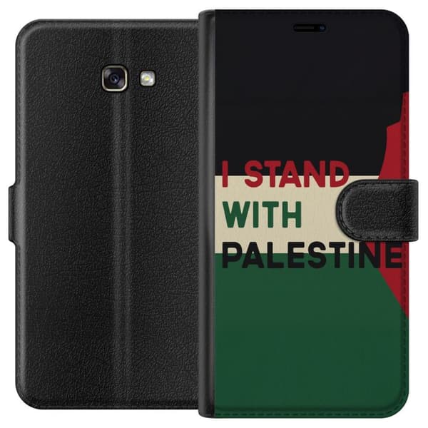 Samsung Galaxy A3 (2017) Tegnebogsetui Stå sammen med Palæstina - solidaritetsdesign med en stærk besked