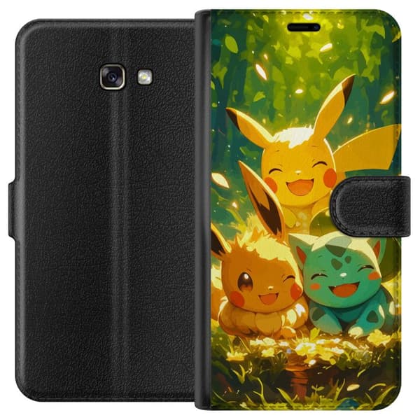 Samsung Galaxy A3 (2017) Lommeboketui Pixelmonster spillstil - fargerik design for retro-elskende spillere