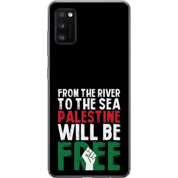 Samsung Galaxy A41 Gjennomsiktig deksel Fri Palestina