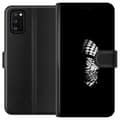 Pikkukuva 1 / 3: Samsung Galaxy A41 Lompakkokotelo Keffiyeh-kuviointi - klassinen palestiinalainen mustavalkoinen shaali, jolla on kulttuurinen merkitys