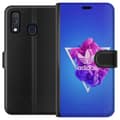 Pikkukuva 1 / 3: Samsung Galaxy A40 Lompakkokotelo Adidas-inspiroitunut sininen muotoilu - urheilullinen motiivi retro-vibeillä sinisissä sävyissä