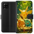 Miniatyrbillede 1 af 3: Samsung Galaxy A42 5G Tegnebogsetui Pixelmonster spillestil - farverig design til retro-elskende gamere