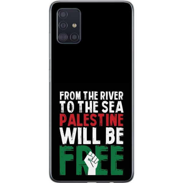 Samsung Galaxy A51 Gennemsigtig cover Fri Palæstina