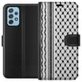 Miniatyrbilde 1 av 3: Samsung Galaxy A52 5G Lommeboketui Palestinsk mønster - inspirert av tradisjonell stil keffiyeh-stoff