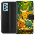 Miniatyrbillede 1 af 3: Samsung Galaxy A52 5G Tegnebogsetui Pixelmonster spillestil - farverig design til retro-elskende gamere