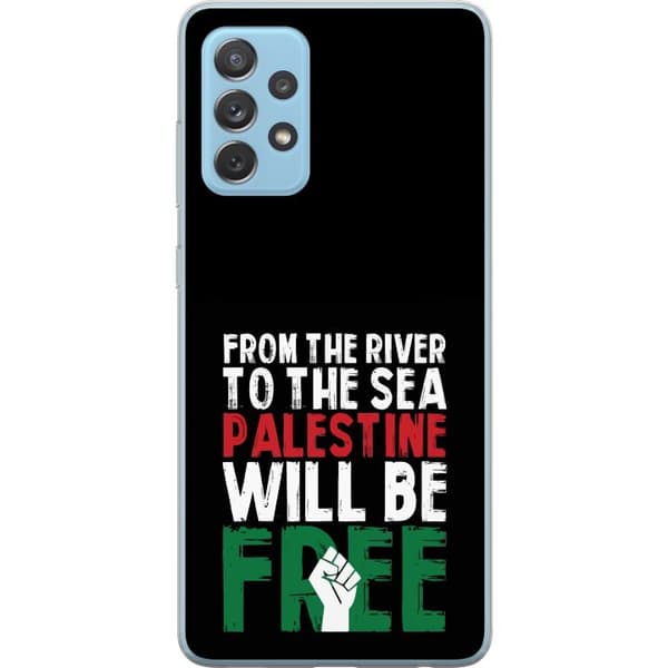Samsung Galaxy A52 5G Gjennomsiktig deksel Fri Palestina
