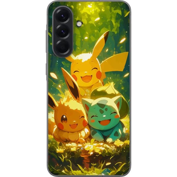 Samsung Galaxy A56 Läpinäkyvä kuori Pixelmonster pelityyli - värikäs muotoilu retroa rakastaville pelaajille
