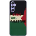 Miniatyrbilde 1 av 3: Samsung Galaxy A54 Gjennomsiktig deksel Stå opp for Palestina - solidaritetsdesign med en sterk melding