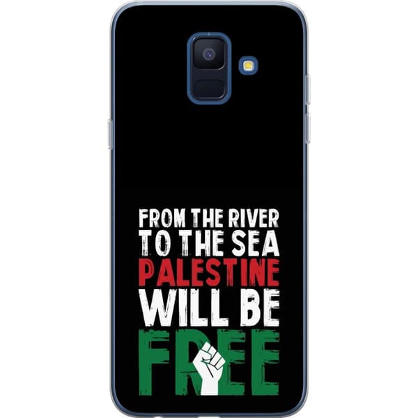 Samsung Galaxy A6 (2018) Gennemsigtig cover Fri Palæstina