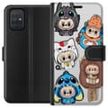 Pikkukuva 1 / 3: Samsung Galaxy A71 Lompakkokotelo Labubu hahmokokoelma - Pop Mart Labubu The Monsters väriluulisessa muotoilussa