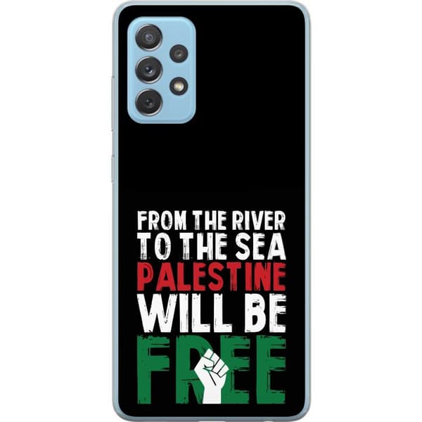 Samsung Galaxy A72 5G Gjennomsiktig deksel Fri Palestina