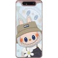 Miniatyrbilde 1 av 3: Samsung Galaxy A80 Gjennomsiktig deksel Labubu med hatt - Pop Mart-figur Mr. Butcher i retrostil med karakter