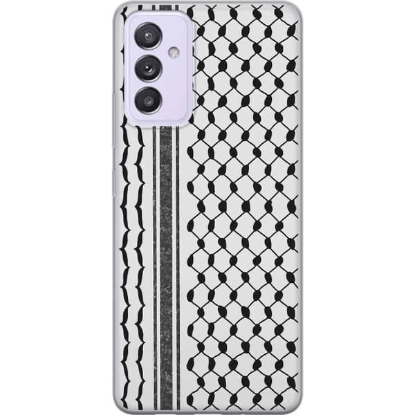 Samsung Galaxy A82 5G Gennemsigtig cover Palæstinensisk mønster - inspireret af traditionel stil keffiyeh-stof