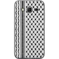 Pikkukuva 1 / 3: Samsung Galaxy Core Prime Läpinäkyvä kuori Palestiinalainen kuvio - perinteiseen tyyliin inspiroima keffiyeh-kangas
