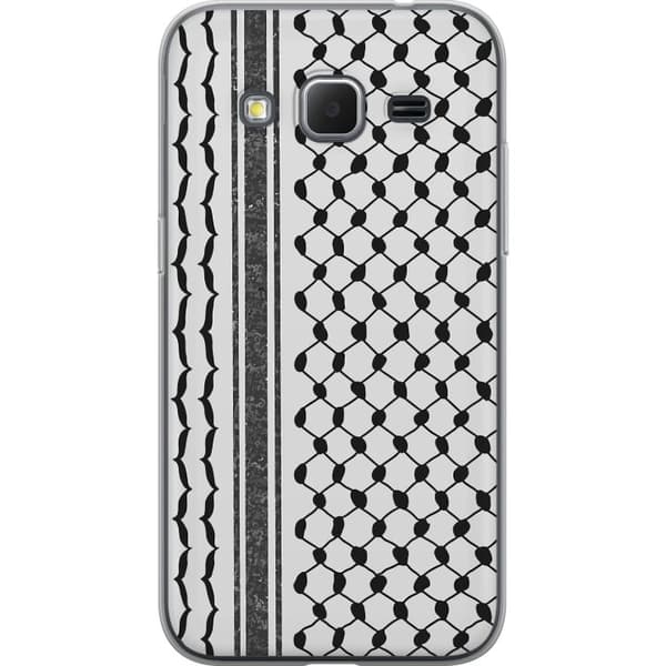Samsung Galaxy Core Prime Läpinäkyvä kuori Palestiinalainen kuvio - perinteiseen tyyliin inspiroima keffiyeh-kangas