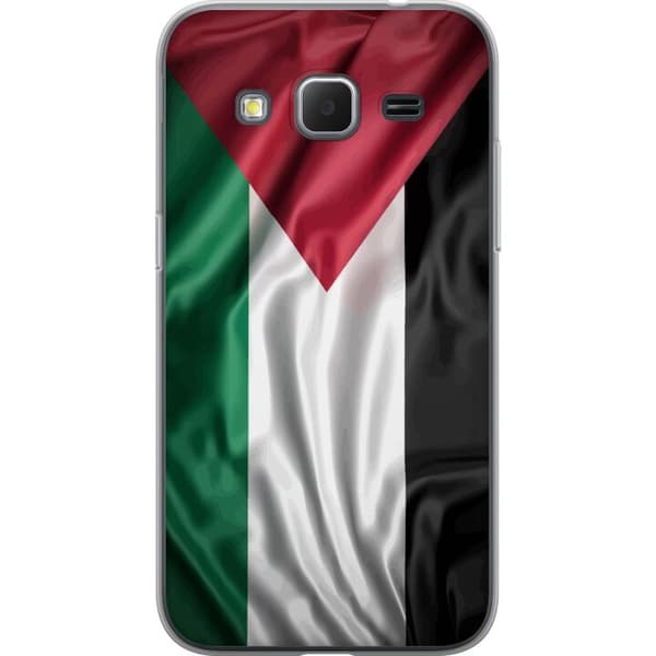Samsung Galaxy Core Prime Gjennomsiktig deksel Palestinaflagget – ikoniskt symbol på frihet i rødt, svart, hvitt og grønt