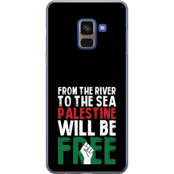 Samsung Galaxy A8 (2018) Gennemsigtig cover Fri Palæstina