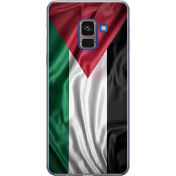 Samsung Galaxy A8 (2018) Gjennomsiktig deksel Palestinaflagget – ikoniskt symbol på frihet i rødt, svart, hvitt og grønt