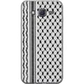 Miniatyrbilde 1 av 3: Samsung Galaxy J5 Gjennomsiktig deksel Palestinsk mønster - inspirert av tradisjonell stil keffiyeh-stoff