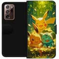 Miniatyrbillede 1 af 3: Samsung Galaxy Note20 Ultra Tegnebogsetui Pixelmonster spillestil - farverig design til retro-elskende gamere