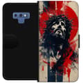 Miniatyrbild 1 av 3: Samsung Galaxy Note9 Plånboksfodral Jesus med kors – kristet motiv med stark symbolik om tro och hopp