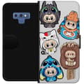 Miniatyrbillede 1 af 3: Samsung Galaxy Note9 Tegnebogsetui Labubu figur samling - Pop Mart Labubu The Monsters i farverigt design