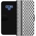 Miniatyrbilde 1 av 3: Samsung Galaxy Note9 Lommeboketui Palestinsk mønster - inspirert av tradisjonell stil keffiyeh-stoff