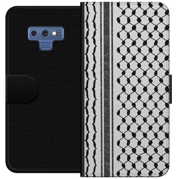 Samsung Galaxy Note9 Lommeboketui Palestinsk mønster - inspirert av tradisjonell stil keffiyeh-stoff