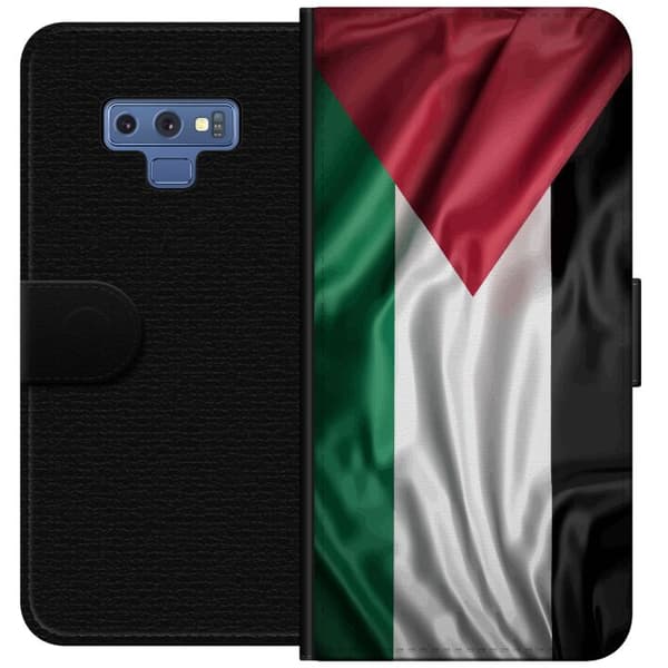 Samsung Galaxy Note9 Lommeboketui Palestinaflagget – ikoniskt symbol på frihet i rødt, svart, hvitt og grønt