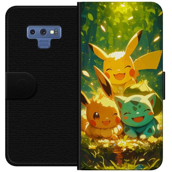 Samsung Galaxy Note9 Tegnebogsetui Pixelmonster spillestil - farverig design til retro-elskende gamere
