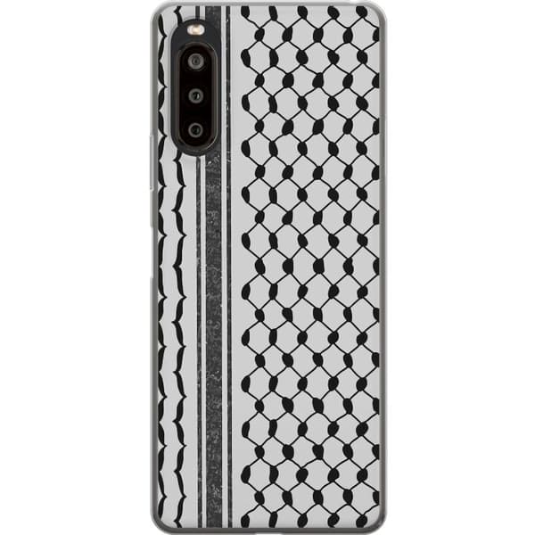 Sony Xperia 10 II Gennemsigtig cover Palæstinensisk mønster - inspireret af traditionel stil keffiyeh-stof