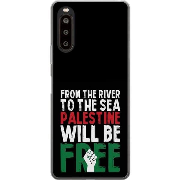 Sony Xperia 10 II Gennemsigtig cover Fri Palæstina