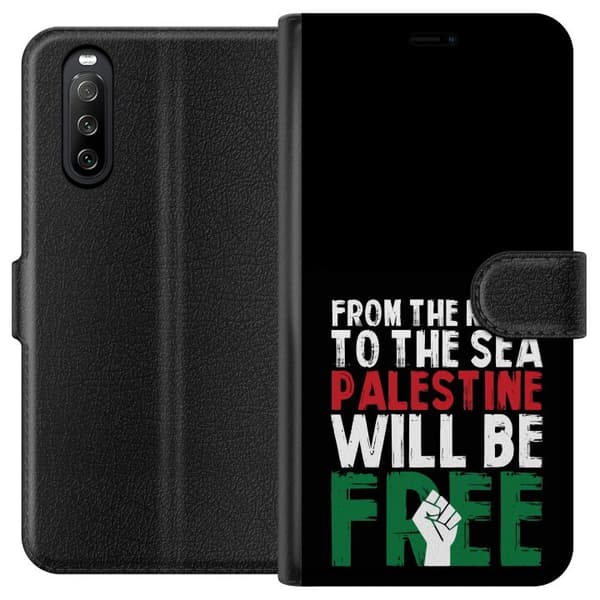 Sony Xperia 10 III Tegnebogsetui Fri Palæstina